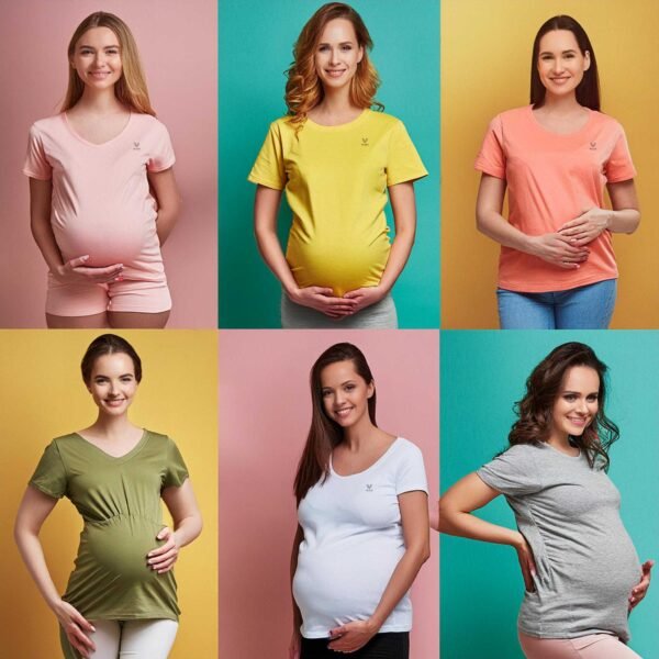 Velour Trends Maternity T-shirts Form Women